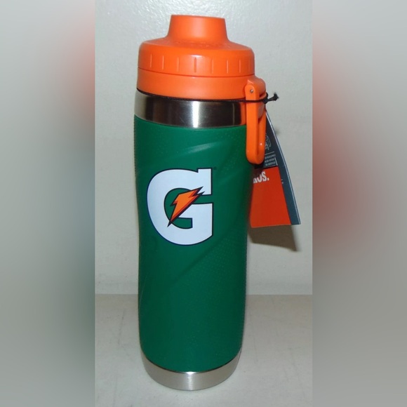 Gatorade Stainless Steel Sport Bottle, 26oz, Double-Wall Insulation - New - Picture 8 of 8